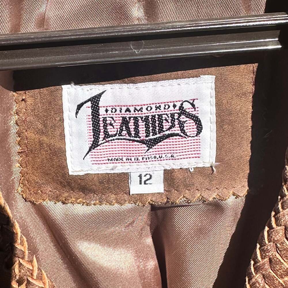 Vintage Leather Western Fringe Jacket - Picture 2 of 8